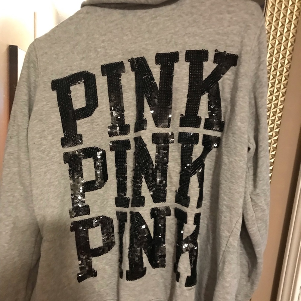 PINK HOODIE SZ LARGE